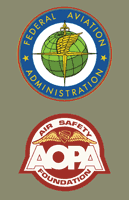 FAA logo and ASF logo